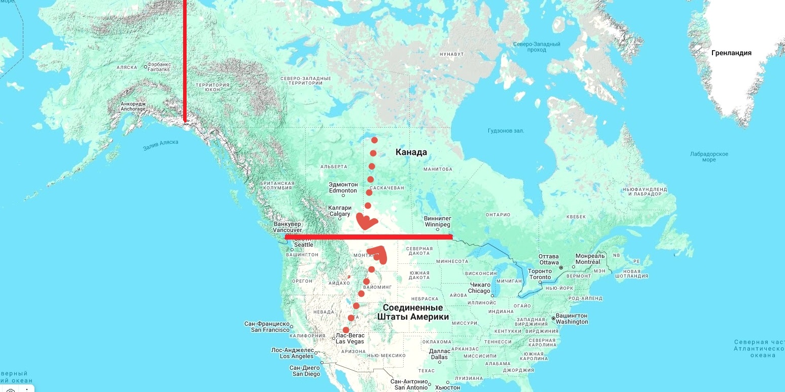 Почему граница между США и Канадой такая ровная линия / Путешествия и  туризм / iXBT Live