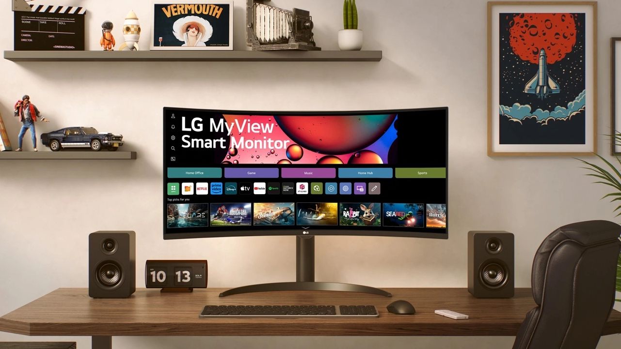 LG выпустила изогнутый смарт-монитор MyView 34SR65QC на базе WebOS ...