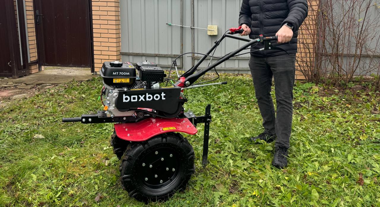 Обзор бюджетного мотоблока BoxBot MT 700M на 7 л.с.: осталось купить ...