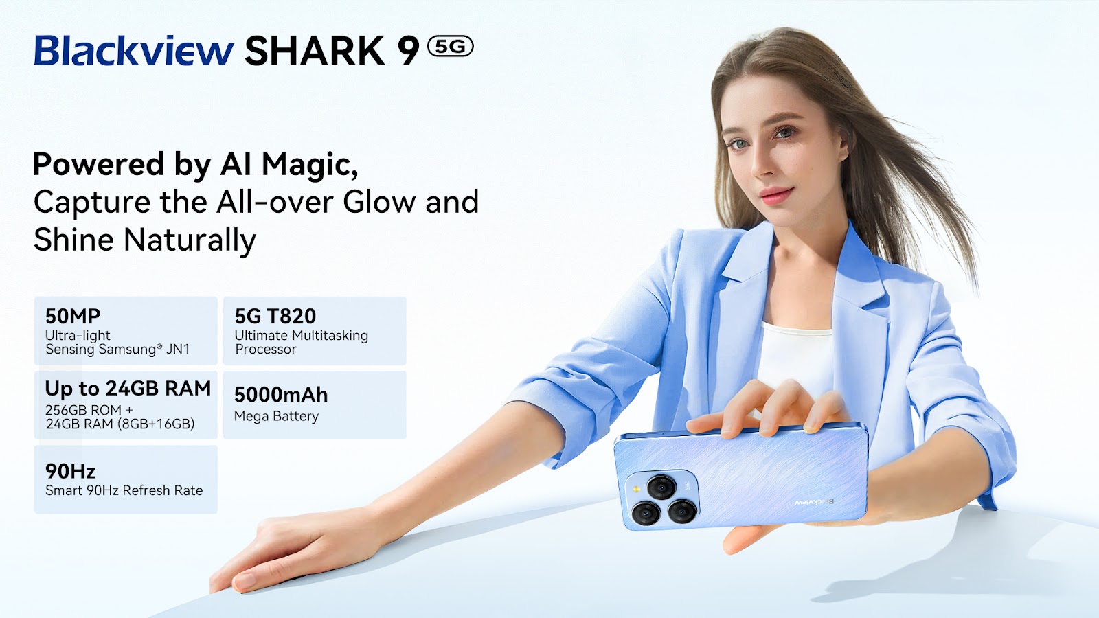 Blackview представляет молодежный смартфон Shark 9 5G / Блог компании ...