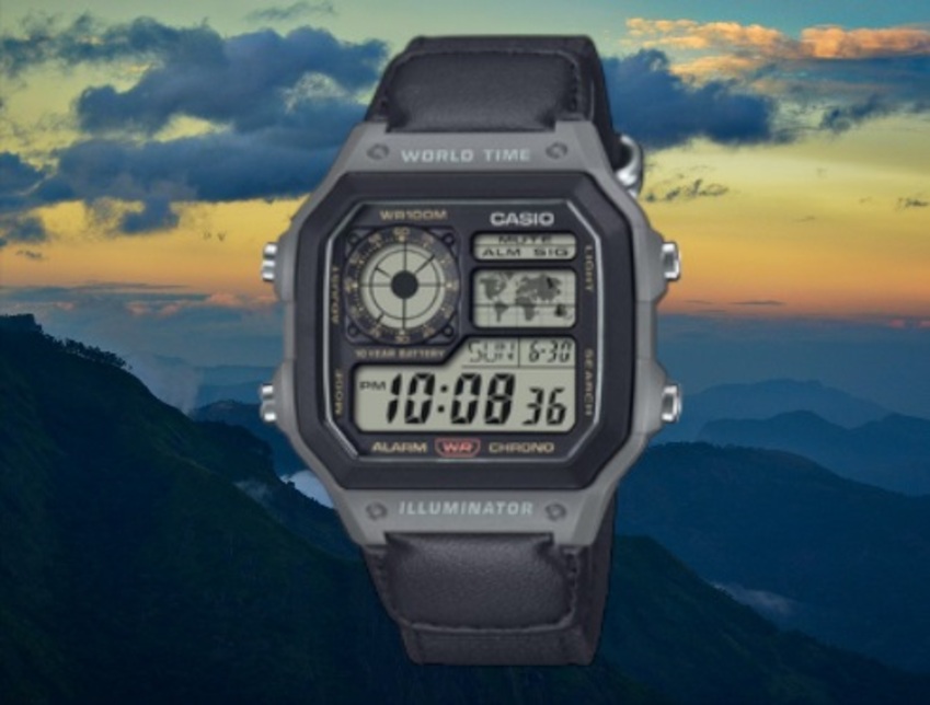 Представлены цифровые часы Casio AE1200WH с десятилетним сроком службы ...