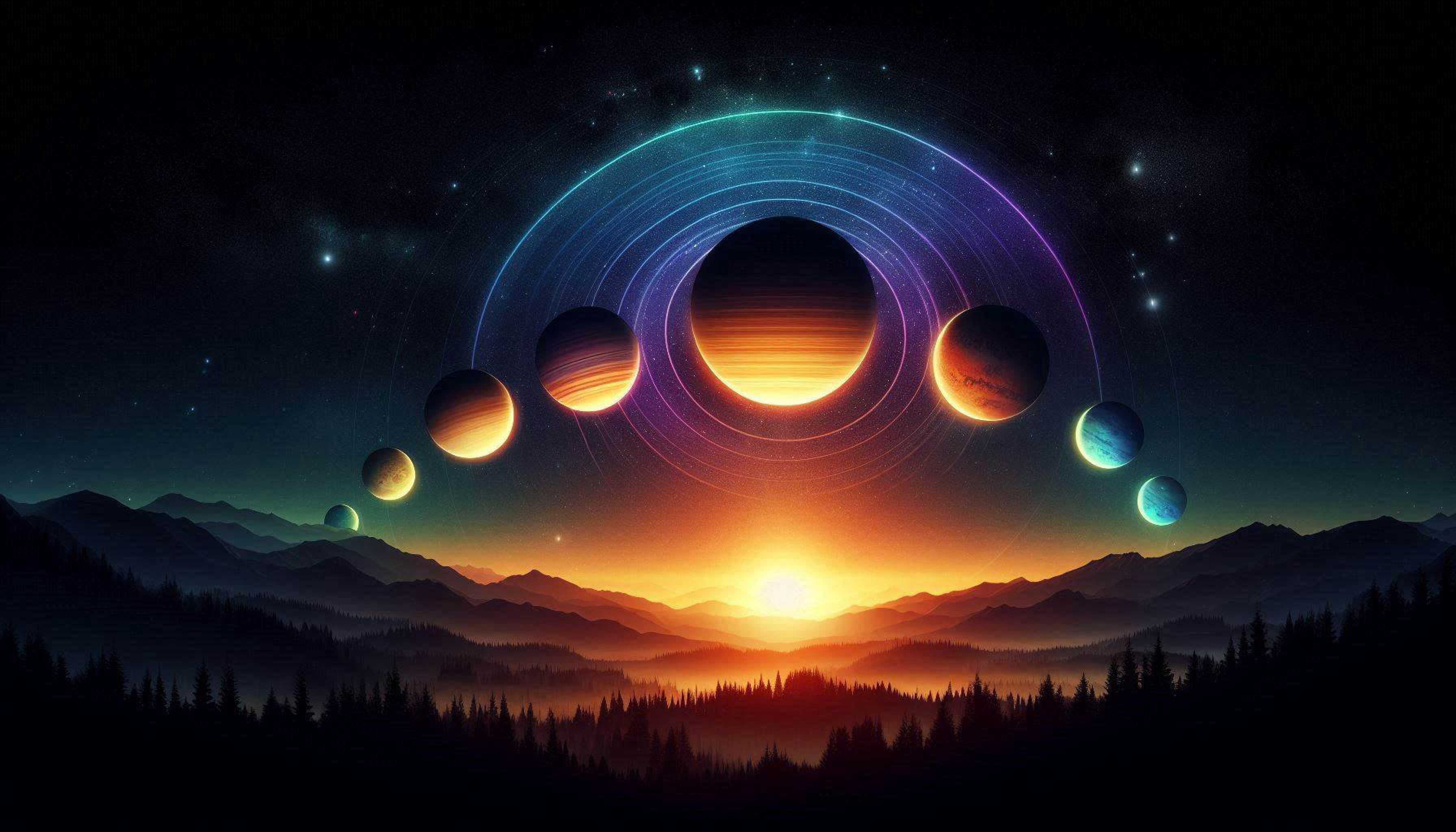 Семь планет в ряд Парад планет 2025 Как увидеть все планеты