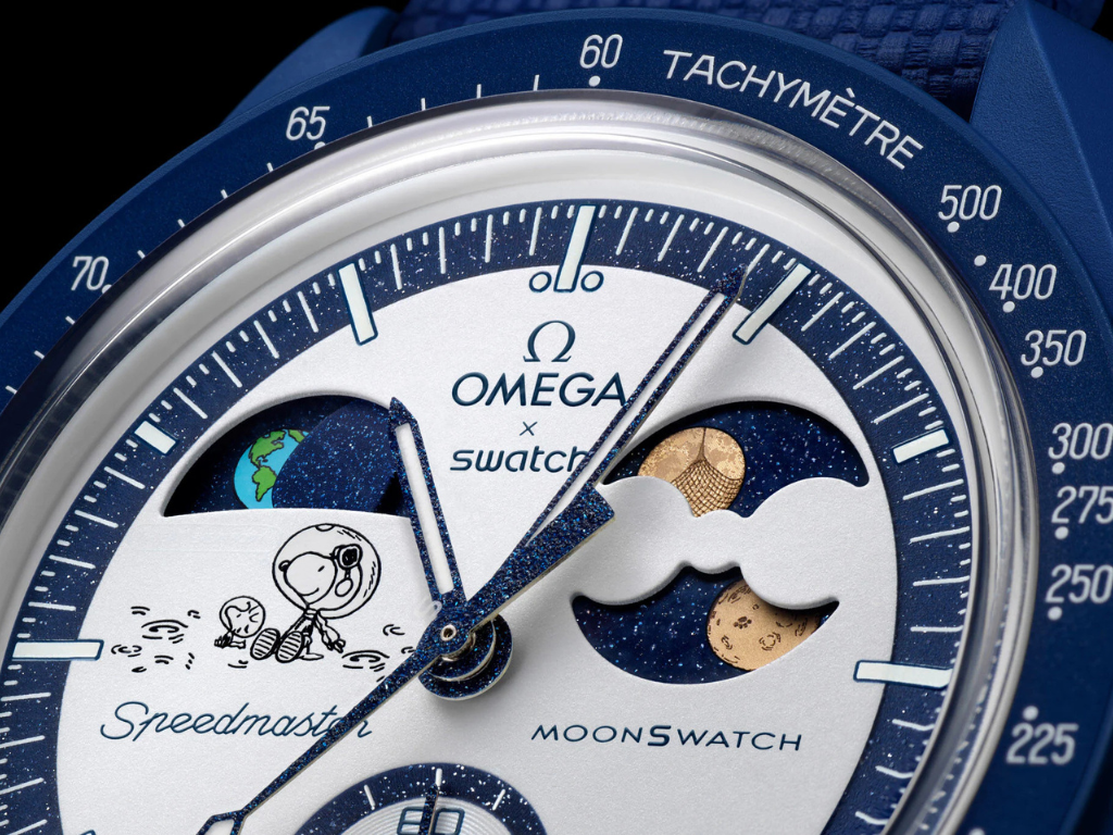 Swatch и Omega представили новую модель MoonSwatch с индикаторами