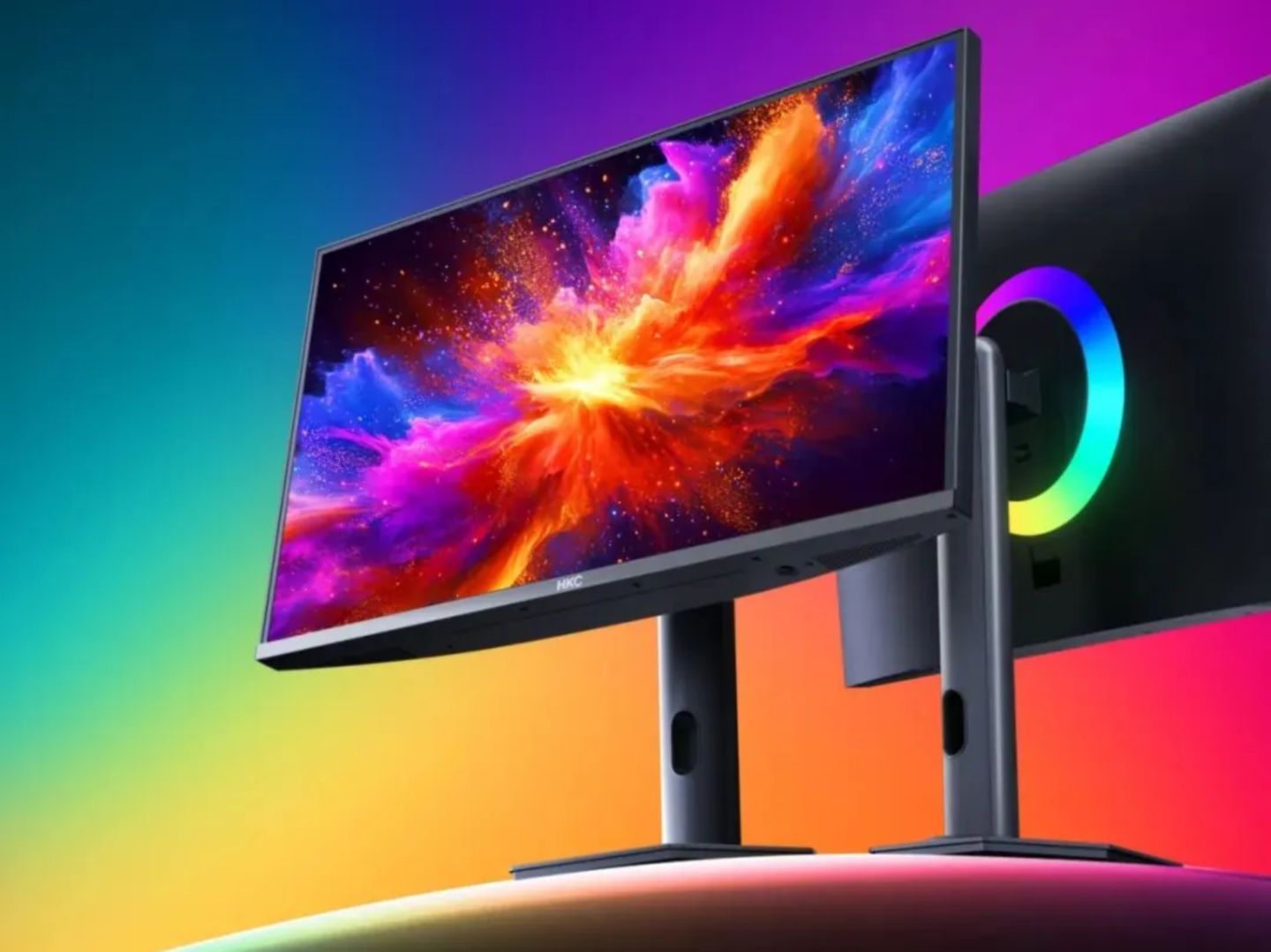 100 % покрытие четырех цветовых пространств: HKC представила первый в мире монитор с RGB-Mini LED