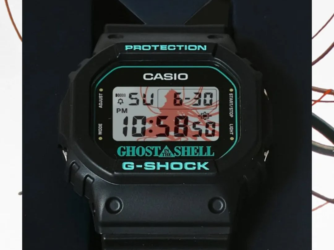 Casio представляет лимитированные часы G-Shock в стиле Ghost in